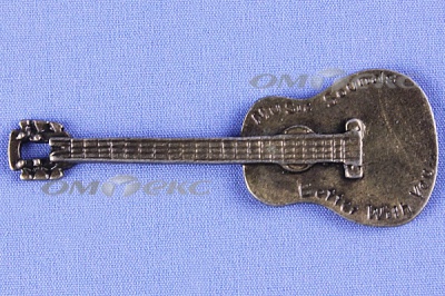 Декоративный элемент для творчества из металла "Гитара"  - купить в Элисте. Цена: 19.99 руб.