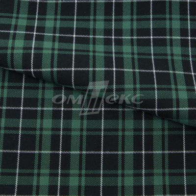 Ткань костюмная Клетка 25577, т.зеленый/зеленый./ч/бел, 230 г/м2, шир.150 см - купить в Элисте. Цена 539.74 руб.