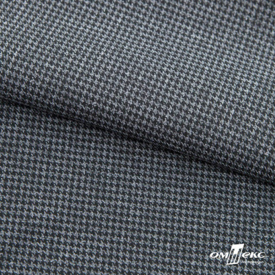 Ткань костюмная Пье-де-пуль 24013, 210 гр/м2, шир.150см, цвет чёрн/св.серый - купить в Элисте. Цена 334.18 руб.