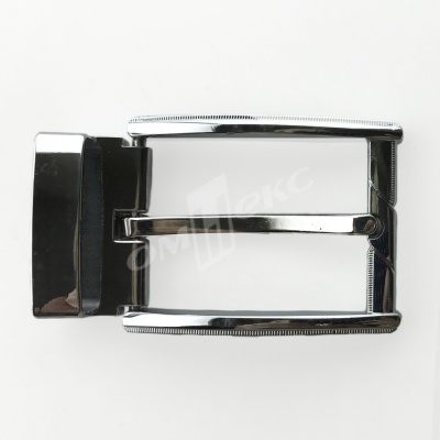 Пряжка металлическая для мужского ремня 845005А#2 (шир.ремня 40 мм), цв.-никель - купить в Элисте. Цена: 110.29 руб.