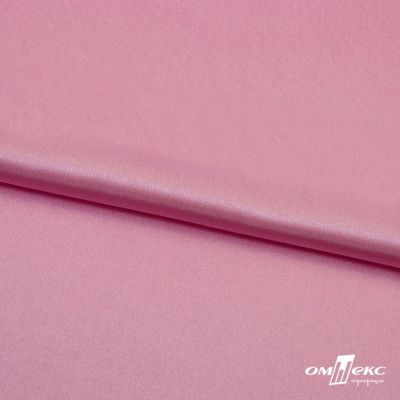 Поли креп-сатин 15-2216, 125 (+/-5) гр/м2, шир.150см, цвет розовый - купить в Элисте. Цена 155.57 руб.