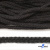 Шнур плетеный d-6 мм круглый, 70% хлопок 30% полиэстер, уп.90+/-1 м, цв.1078-черный - купить в Элисте. Цена: 588 руб.