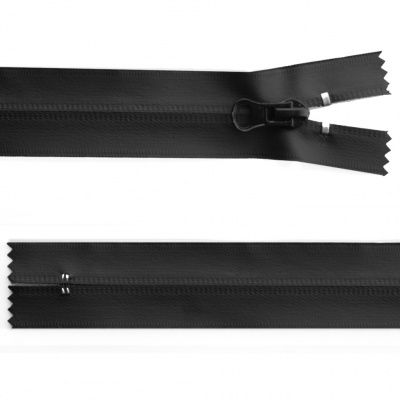 Молния водонепроницаемая PVC Т-7, 20 см, неразъемная, цвет чёрный - купить в Элисте. Цена: 21.56 руб.