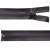 Молния водонепроницаемая PVC Т-7, 90 см, разъемная, цвет (301) т.серый - купить в Элисте. Цена: 61.18 руб.