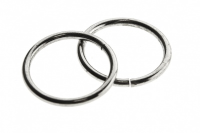 Кольцо металлическое d-15 мм, цв.-никель - купить в Элисте. Цена: 2.45 руб.