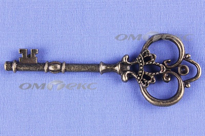 Декоративный элемент для творчества из металла "Ключ"8,5 см  - купить в Элисте. Цена: 26.66 руб.