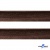Кант атласный 074, шир. 12 мм (в упак. 65,8 м), цвет коричневый - купить в Элисте. Цена: 237.16 руб.