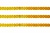 Пайетки "ОмТекс" на нитях, CREAM, 6 мм С / упак.73+/-1м, цв. 92 - золото - купить в Элисте. Цена: 484.77 руб.