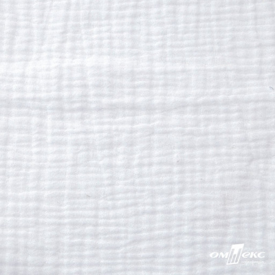 Ткань Муслин, 100% хлопок, 125 гр/м2, шир. 140 см #201 цв.(2)-белый - купить в Элисте. Цена 464.97 руб.