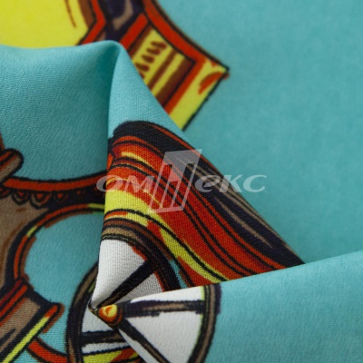 Плательная ткань "Фламенко" 16.2, 80 гр/м2, шир.150 см, принт этнический - купить в Элисте. Цена 241.49 руб.