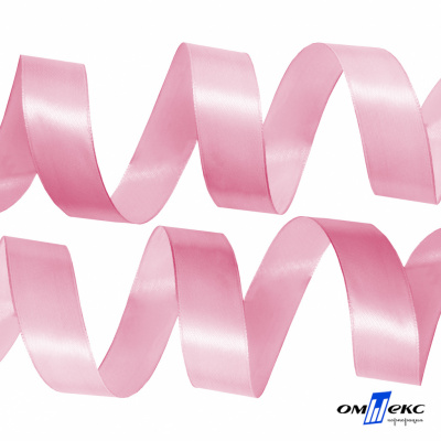 050-нежно-розовый Лента атласная упаковочная (В) 85+/-5гр/м2, шир.25 мм (1/2), 25+/-1 м - купить в Элисте. Цена: 53.96 руб.