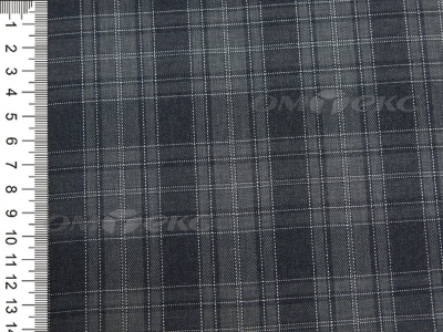 Ткань костюмная клетка 25235 2003, 185 гр/м2, шир.150см, цвет серый/сер - купить в Элисте. Цена 