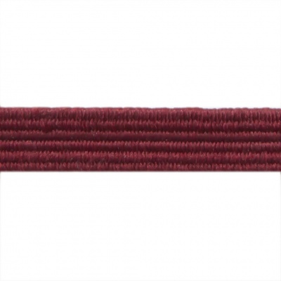 Резиновые нити с текстильным покрытием, шир. 6 мм ( упак.30 м/уп), цв.- 88-бордо - купить в Элисте. Цена: 155.22 руб.