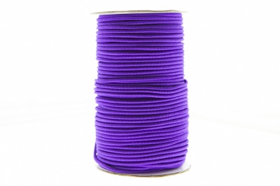 0370-1301-Шнур эластичный 3 мм, (уп.100+/-1м), цв.175- фиолет - купить в Элисте. Цена: 459.62 руб.