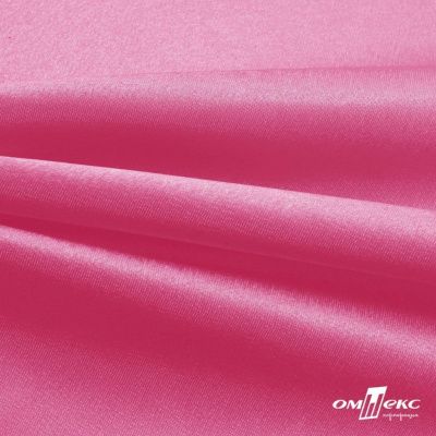 Поли креп-сатин 15-2215, 125 (+/-5) гр/м2, шир.150см, цвет розовый - купить в Элисте. Цена 155.57 руб.