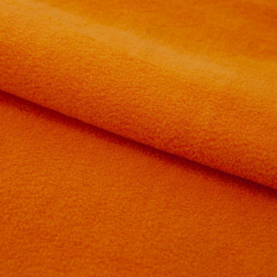 Флис DTY 16-1358, 250 г/м2, шир. 150 см, цвет оранжевый - купить в Элисте. Цена 640.46 руб.