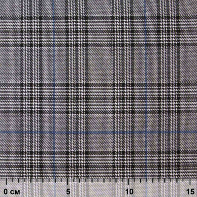 Ткань костюмная "Клер" 80% P, 16% R, 4% S, 200 г/м2, шир.150 см,#3 цв-серый/синий - купить в Элисте. Цена 412.02 руб.