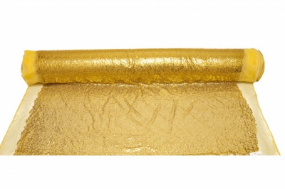 Сетка с пайетками №6, 188 гр/м2, шир.130см, цвет золото - купить в Элисте. Цена 371.02 руб.