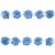 Тесьма плетеная "Рюш", упак. 9,14 м, цвет голубой - купить в Элисте. Цена: 45.87 руб.