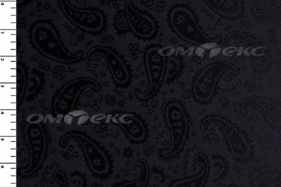 Ткань подкладочная жаккард Р14098, чёрный, 85 г/м2, шир. 150 см, 230T - купить в Элисте. Цена 166.45 руб.