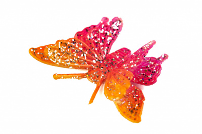 Бабочка декоративная пластиковая #10 - купить в Элисте. Цена: 7.09 руб.
