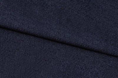 Ткань джинсовая №96, 160 гр/м2, шир.148см, цвет т.синий - купить в Элисте. Цена 350.42 руб.
