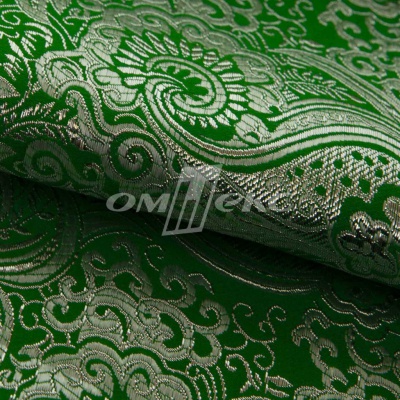 Ткань костюмная жаккард №4, 140 гр/м2, шир.150см, цвет зелёный - купить в Элисте. Цена 387.20 руб.