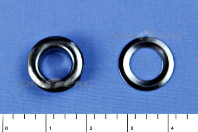 Люверсы металлические, блочка/кольцо, №5 (8 мм) упак.1000 шт- цв.никель - купить в Элисте. Цена: 392 руб.