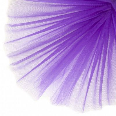 Фатин матовый 16-85, 12 гр/м2, шир.300см, цвет фиолетовый - купить в Элисте. Цена 97.30 руб.