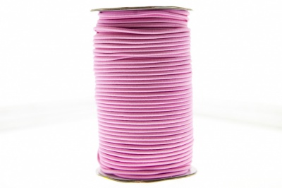 0370-1301-Шнур эластичный 3 мм, (уп.100+/-1м), цв.141- розовый - купить в Элисте. Цена: 459.62 руб.