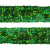 Тесьма с пайетками D4, шир. 20 мм/уп. 25+/-1 м, цвет зелёный - купить в Элисте. Цена: 778.19 руб.