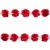 Тесьма плетеная "Рюш", упак. 9,14 м, цвет красный - купить в Элисте. Цена: 46.82 руб.