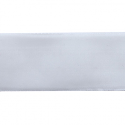 Лента бархатная нейлон, шир.25 мм, (упак. 45,7м), цв.01-белый - купить в Элисте. Цена: 981.09 руб.