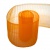 Лента капроновая "Гофре", шир. 110 мм/уп. 50 м, цвет оранжевый - купить в Элисте. Цена: 26.93 руб.