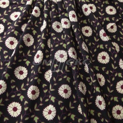 Плательная ткань "Фламенко" 10.1, 80 гр/м2, шир.150 см, принт растительный - купить в Элисте. Цена 241.49 руб.