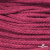 Шнур плетеный d-6 мм, 70% хлопок 30% полиэстер, уп.90+/-1 м, цв.1068-фуксия - купить в Элисте. Цена: 588 руб.