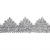Тесьма металлизированная 0384-0240, шир. 40 мм/уп. 25+/-1 м, цвет серебро - купить в Элисте. Цена: 490.74 руб.