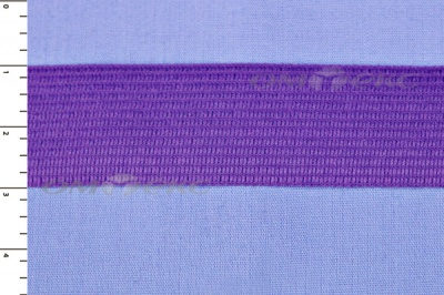 Окантовочная тесьма №0225, шир. 22 мм (в упак. 100 м), цвет фиолет - купить в Элисте. Цена: 271.60 руб.