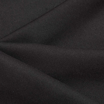 Ткань костюмная 21010 2044, 225 гр/м2, шир.150см, цвет черный - купить в Элисте. Цена 390.73 руб.