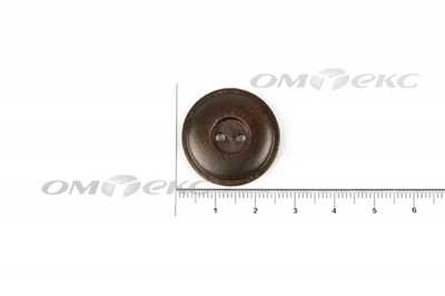 Пуговица деревянная круглая №54 (25мм) - купить в Элисте. Цена: 4.12 руб.