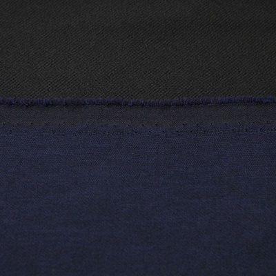 Ткань костюмная 26150 2009, 214 гр/м2, шир.150см, цвет т.синий - купить в Элисте. Цена 358.58 руб.