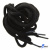Шнурки #106-09, круглые 130 см, цв.чёрный - купить в Элисте. Цена: 21.92 руб.