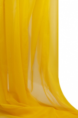 Портьерный капрон 13-0858, 47 гр/м2, шир.300см, цвет 21/жёлтый - купить в Элисте. Цена 137.27 руб.