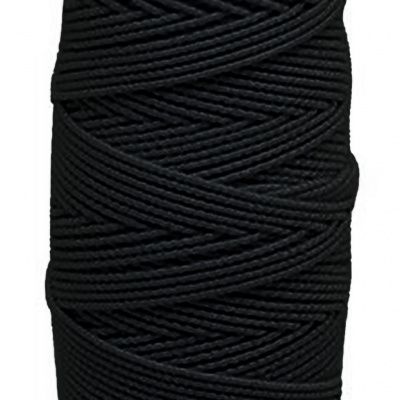 Нитка - резинка Спандекс 25 м (уп-10шт)-чёрные - купить в Элисте. Цена: 36.02 руб.