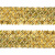 Тесьма с пайетками D16, шир. 35 мм/уп. 25+/-1 м, цвет золото - купить в Элисте. Цена: 1 281.60 руб.