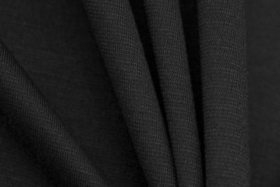 Трикотаж "Grange" BLACK 1# (2,38м/кг), 280 гр/м2, шир.150 см, цвет чёрно-серый - купить в Элисте. Цена 861.22 руб.