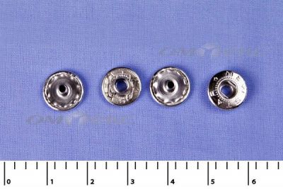 Кнопки металл Ф-12,5 (1440 +/-20 шт) "альфа" никель с рисунком - купить в Элисте. Цена: 2 853.69 руб.