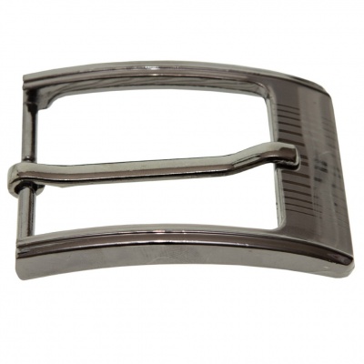 Пряжка металлическая для мужского ремня SC035#7 (шир.ремня 40 мм), цв.-тем.никель - купить в Элисте. Цена: 43.93 руб.
