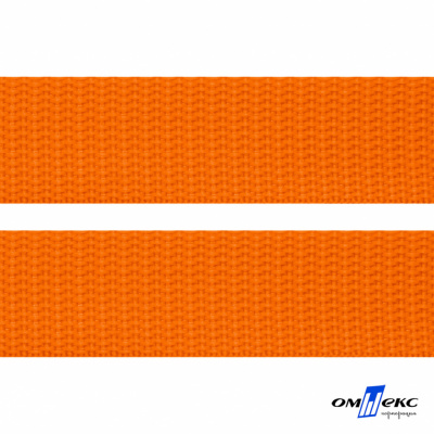 Оранжевый- цв.523 -Текстильная лента-стропа 550 гр/м2 ,100% пэ шир.20 мм (боб.50+/-1 м) - купить в Элисте. Цена: 318.85 руб.