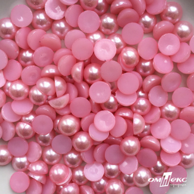0404-5146В-Полубусины пластиковые круглые "ОмТекс", 10 мм, (уп.50гр=175+/-3шт), цв.101-св.розовый - купить в Элисте. Цена: 64.11 руб.